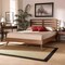 Baxton Studio Shiro Mid-Century Modern Ash Walnut Finished Wood Full Size Platform Bed 182-11105-9407-Zoro - alternate 4